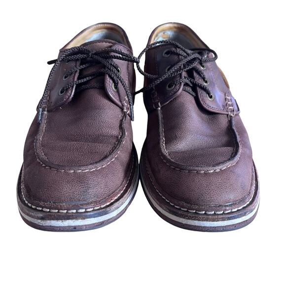Ugg Australia Shoe Boat Mens Size 8 M Newell Brown leather Lace-up Moc Toe main image 8